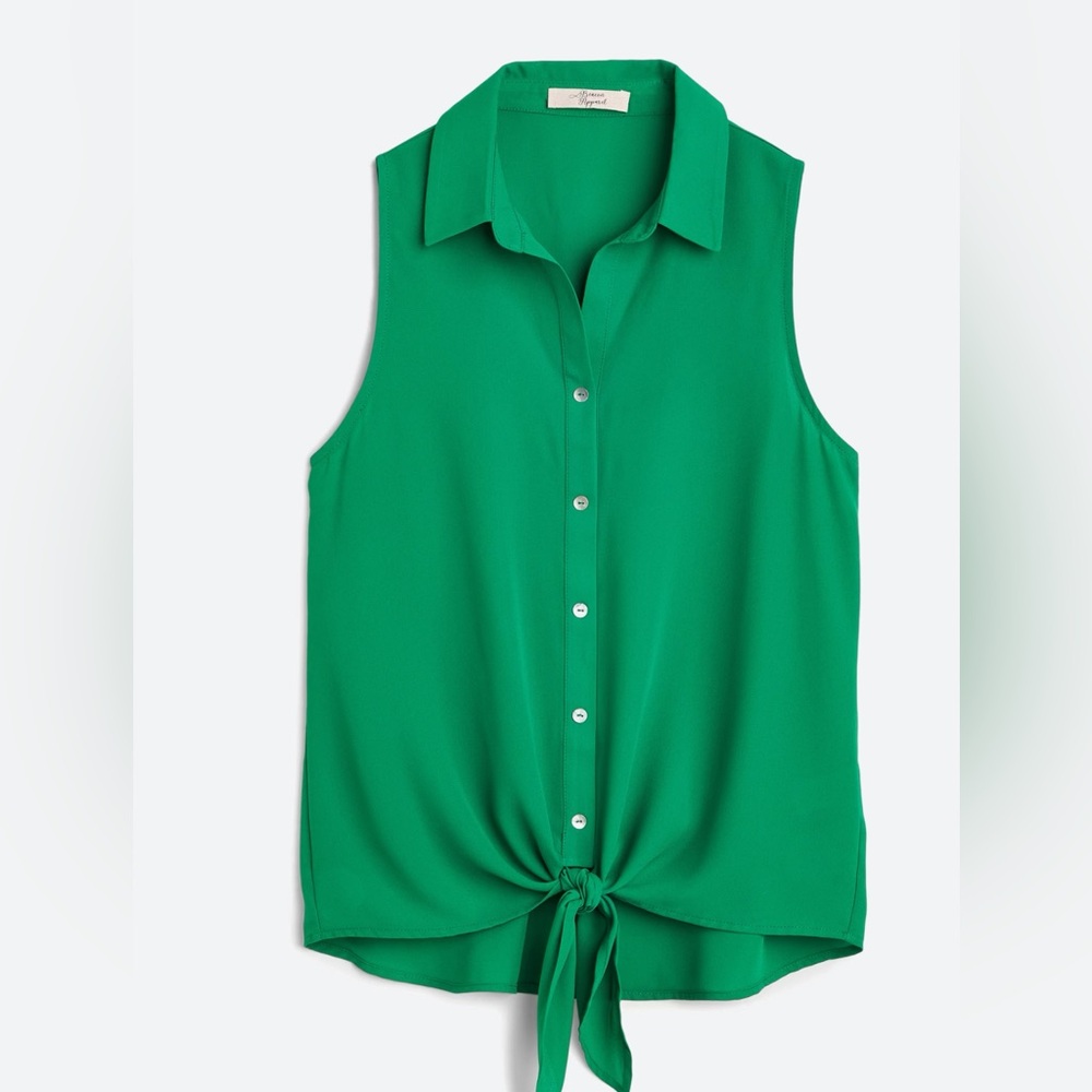 Makenna sleeveless tie front